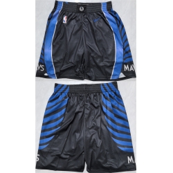Men Dallas Mavericks Black Shorts 