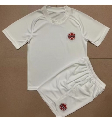 Men Canada 2022 FIFA Soccer Jersey White Men Canada 2022 FIFA Soccer Jersey White