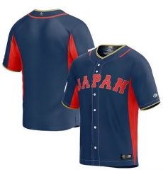 Men Japan Baseball Blank 2023 Navy World Baseball Classic Stitched Jersey Men Japan Baseball Blank 2023 Navy World Baseball Classic Stitched Jersey