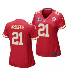 Women Kansas City Chiefs 21 Trent McDuffie Red Vapor Untouchable Limited Stitched Football 2024 Super Bowl LVIII Jersey Women Kansas City Chiefs 21 Trent McDuffie Red Vapor Untouchable Limited Stitched Football 2024 Super Bowl LVIII Jersey