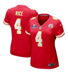 Women Kansas City Chiefs 4 Rashee Rice Red 2023 F U S E Vapor Untouchable Limited Stitched 2024 Super Bowl LVIII Jersey Women Kansas City Chiefs 4 Rashee Rice Red 2023 F U S E Vapor Untouchable Limited Stitched 2024 Super Bowl LVIII Jersey
