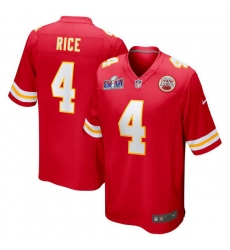 Youth Kansas City Chiefs 4 Rashee Rice Red 2023 F U S E Vapor Untouchable Limited Stitched 2024 Super Bowl LVIII Jersey Youth Kansas City Chiefs 4 Rashee Rice Red 2023 F U S E Vapor Untouchable Limited Stitched 2024 Super Bowl LVIII Jersey