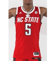 Men's North Carolina State Trey Parker #5 Red jersey Men's North Carolina State Trey Parker #5 Red jersey