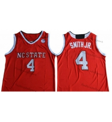 North Carolina State #4 Dennis Smith Jr. Red jersey North Carolina State #4 Dennis Smith Jr. Red jersey