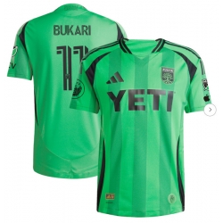 Mens Austin FC adidas Green 2025 The Heartbeat Kit Authentic Player Jersey