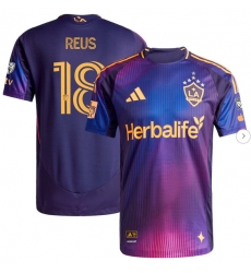 Mens LA Galaxy Marco Reus adidas Navy 2025 RIZON Authentic Player Jersey II Mens LA Galaxy Marco Reus adidas Navy 2025 RIZON Authentic Player Jersey II