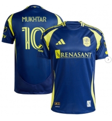 Mens Nashville SC Hany Mukhtar adidas Navy 2025 The Heart Of Nashville Kit Authentic Player Jersey Mens Nashville SC Hany Mukhtar adidas Navy 2025 The Heart Of Nashville Kit Authentic Player Jersey