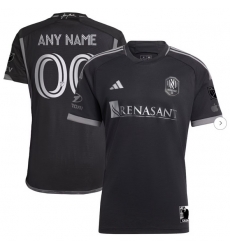 Mens Nashville SC adidas Black 2023 Man In Black Kit Authentic Custom Jersey Mens Nashville SC adidas Black 2023 Man In Black Kit Authentic Custom Jersey
