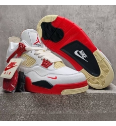 Nike Air Jordan 4 White Red Black collaboration Shoes Nike Air Jordan 4 White Red Black collaboration Shoes