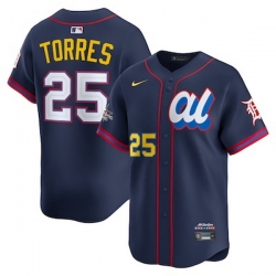 mens nike gleyber torres navy american league 2025 all star edition limited player jersey