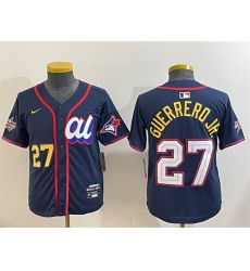 Youth American League 27 Vladimir Guerrero Jr Navy 2025 All Star Edition Limited Stitched Baseball Jersey Youth American League 27 Vladimir Guerrero Jr Navy 2025 All Star Edition Limited Stitched Baseball Jersey