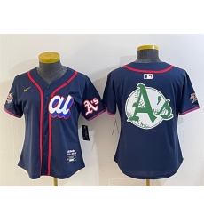 Youth American League Oakland Athletics Team Big Logo Navy 2025 All Star Edition Limited Stitched Baseball Jersey Youth American League Oakland Athletics Team Big Logo Navy 2025 All Star Edition Limited Stitched Baseball Jersey