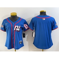 Youth National League St  Louis Cardinals Blank Blue 2025 All Star Edition Limited Stitched Baseball Jersey