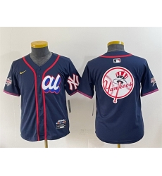 Women American League New York Yankees Team Big Logo Navy 2025 All Star Edition Limited Stitched Baseball Jersey Women American League New York Yankees Team Big Logo Navy 2025 All Star Edition Limited Stitched Baseball Jersey