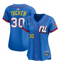 Women National League 30 Kyle Tucker Blue 2025 All Star Edition Limited Stitched Baseball Jersey Women National League 30 Kyle Tucker Blue 2025 All Star Edition Limited Stitched Baseball Jersey