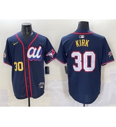 Men American League 30 Alejandro Kirk Navy 2025 All Star Edition Limited Stitched Baseball Jersey Men American League 30 Alejandro Kirk Navy 2025 All Star Edition Limited Stitched Baseball Jersey