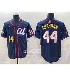 Men American League 44 Aroldis Chapman Navy 2025 All Star Edition Limited Stitched Baseball Jersey Men American League 44 Aroldis Chapman Navy 2025 All Star Edition Limited Stitched Baseball Jersey