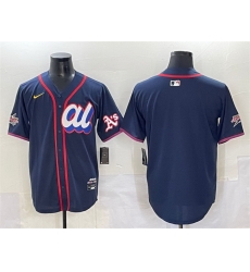 Men American League Oakland Athletics Blank Navy 2025 All Star Edition Limited Stitched Baseball Jersey Men American League Oakland Athletics Blank Navy 2025 All Star Edition Limited Stitched Baseball Jersey