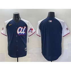 Men American League Toronto Blue Jays Blank Navy Alternate 2025 All Star Edition Limited Stitched Baseball Jersey