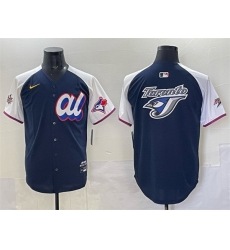 Men American League Toronto Blue Jays Team Big Logo Navy Alternate 2025 All Star Edition Limited Stitched Baseball Jersey Men American League Toronto Blue Jays Team Big Logo Navy Alternate 2025 All Star Edition Limited Stitched Baseball Jersey