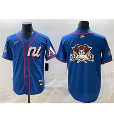 Men National League Arizona Diamondbacks Team Big Logo Blue 2025 All Star Edition Limited Stitched Baseball Jersey 002 Men National League Arizona Diamondbacks Team Big Logo Blue 2025 All Star Edition Limited Stitched Baseball Jersey 002