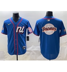 Men National League San Diego Padres Team Big Logo Blue 2025 All Star Edition Limited Stitched Baseball Jersey 001 Men National League San Diego Padres Team Big Logo Blue 2025 All Star Edition Limited Stitched Baseball Jersey 001