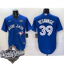 Men Toronto Blue Jays 39 Trey Yesavage Royal Cool Base Stitched Baseball Jersey