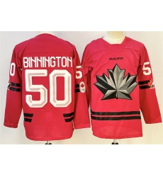 Men Canada Hockey 50 Connor McDavid Red Stitched Jersey Men Canada Hockey 50 Connor McDavid Red Stitched Jersey