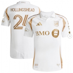 Mens LAFC Denis Bouanga adidas Tan 2024 Archive Authentic Jersey