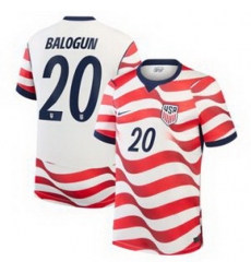 Men 20Folarin Balogun USMNT 2026 Stadium Replica Jersey 2 Men 20Folarin Balogun USMNT 2026 Stadium Replica Jersey 2