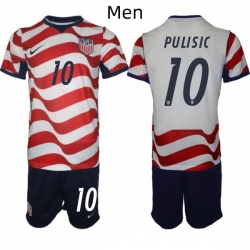 USA FIFA World Cup 2026 Soccer Red Home Jersey Christian Pulisic #10