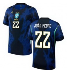 Women 22 Brazil National Team Joao Pedro 2026 Home Jersey 2