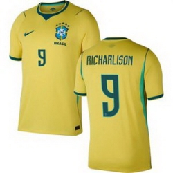 Women 9 Brazil National Team Richarlison 2026 Home Jersey 1