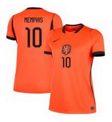 Women 10 Netherlands National Memphis Depay 2026 Away Stadium  3