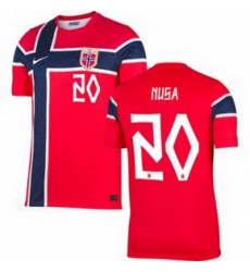 Youth 20 Norway Antonio Nusa Home Stadium Replica   1
