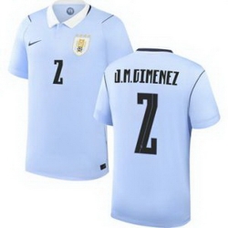 Youth 2 Uruguay Jose Maria Gimenez Away Replica Jersey World   1