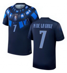 Youth 7 Uruguay Nicolas de la Cruz Away Replica Jersey World 2 Youth 7 Uruguay Nicolas de la Cruz Away Replica Jersey World 2