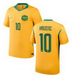 Men 10 Australia Ajdin Hrustic Replica Jersey World Cup  1
