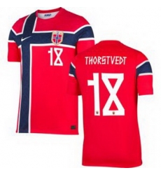 Men 18 Norway Kristian Thorstvedt Home Stadium Replica 1 Men 18 Norway Kristian Thorstvedt Home Stadium Replica 1