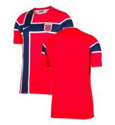 Men Men 0 Norway Blank 2026 Home Stadium Replica Jersey   1