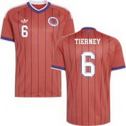 Men 6 Scotland Kieran Tierney 2026 Home Replica Jersey 3